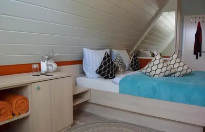 Ein Bett oder Betten in einem Zimmer der Unterkunft Wohlfühl-Apartments in Zingst