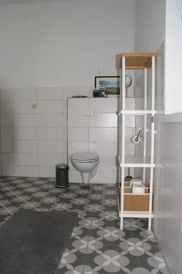 Ein Badezimmer in der Unterkunft Ferienhaus Lilli