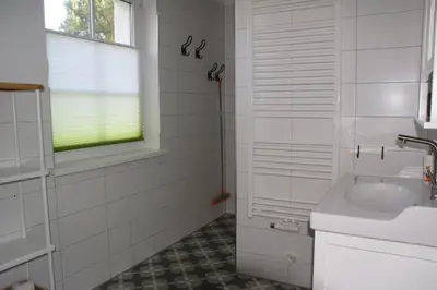 Ein Badezimmer in der Unterkunft Ferienhaus Lilli