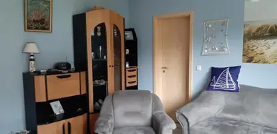 Ein Sitzbereich in der Unterkunft Zum alten Seemann