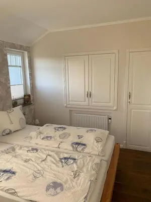 Ein Bett oder Betten in einem Zimmer der Unterkunft Haus Selma