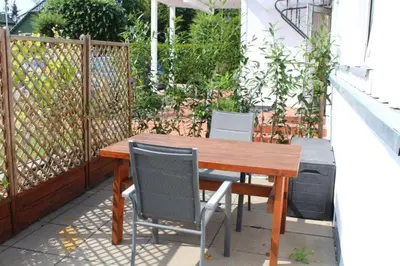 Ein Balkon oder eine Terrasse in der Unterkunft Haus Selma