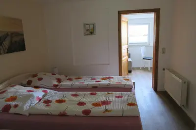 Ein Bett oder Betten in einem Zimmer der Unterkunft Haus Selma
