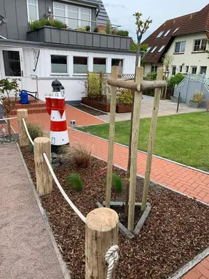 Ein Garten an der Unterkunft Haus Selma