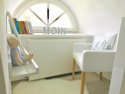 Die Bibliothek in der Ferienwohnung