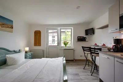 Küche/Küchenzeile in der Unterkunft Appartementhaus Bergstraße