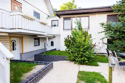 Ein Garten an der Unterkunft Haus Windhook