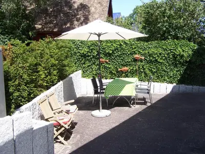 Ein Garten an der Unterkunft Refugium Prerow