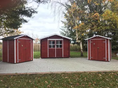 Das Gebäude in dem sich die Ferienwohnung befindet