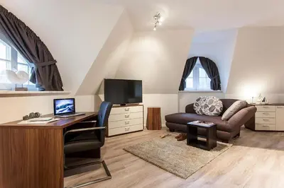 TV/Unterhaltungsangebot in der Unterkunft Ferienhaus Haubenlerche 40