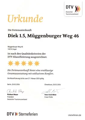 Grundriss der Unterkunft Ferienwohnung Diek 1_5