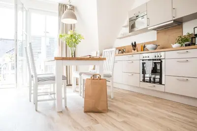 Küche/Küchenzeile in der Unterkunft Ferienwohnung Diek 1_5