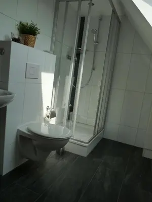 Ein Badezimmer in der Unterkunft Haus Irma