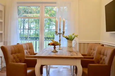 TV/Unterhaltungsangebot in der Unterkunft Villa Strandblick 3