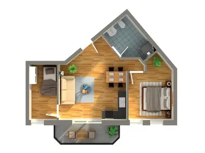 Grundriss der Unterkunft Villa Strandblick 10