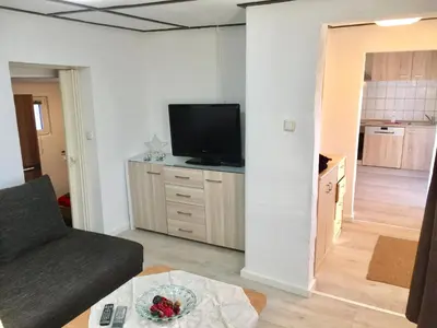TV/Unterhaltungsangebot in der Unterkunft Haus auf der alten Düne 2