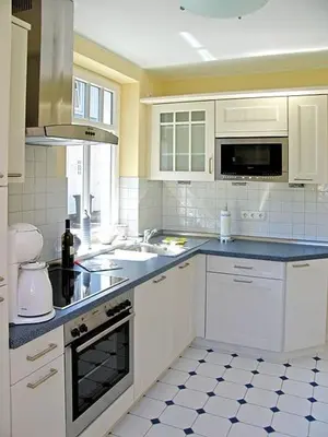 Küche/Küchenzeile in der Unterkunft Ferienhaus Sundevit Nr 1 Prerow