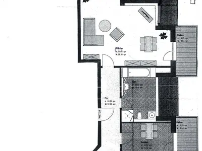 Grundriss der Unterkunft Exklusive Panoramawohnung in Barth
