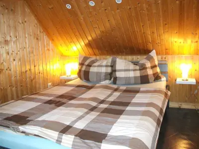 Ein Bett oder Betten in einem Zimmer der Unterkunft Kleine Ferienwohnung