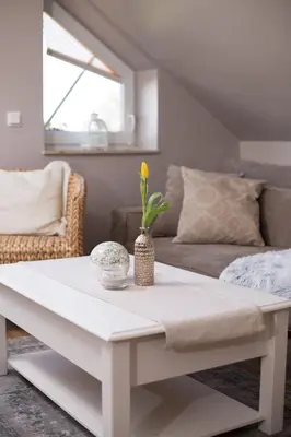 Ein Sitzbereich in der Unterkunft Ferienwohnung Sonnenblick