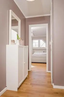 Ein Bett oder Betten in einem Zimmer der Unterkunft Ferienwohnung Sonnenblick