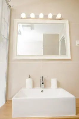 Ein Badezimmer in der Unterkunft Ferienwohnung Sonnenblick