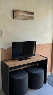TV/Unterhaltungsangebot in der Unterkunft Ferienwohnung Seebrise