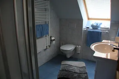 Ein Badezimmer in der Unterkunft Ferienwohnung Morgensonne