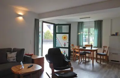 Ein Sitzbereich in der Unterkunft Resi A3