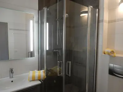 Ein Badezimmer in der Unterkunft Resi P2