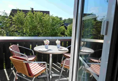 Ein Balkon oder eine Terrasse in der Unterkunft Resi A5