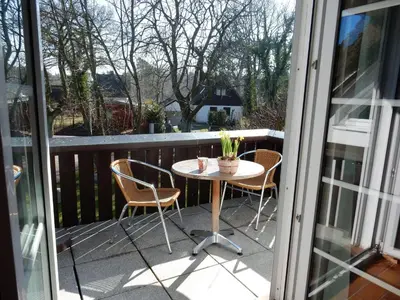 Ein Balkon oder eine Terrasse in der Unterkunft Resi A8