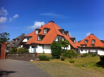Das Gebäude in dem sich die Ferienwohnung befindet