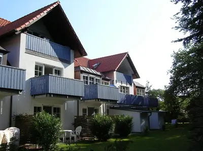 Das Gebäude in dem sich die Ferienwohnung befindet
