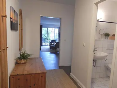 Ein Badezimmer in der Unterkunft Gästehaus Whg 1