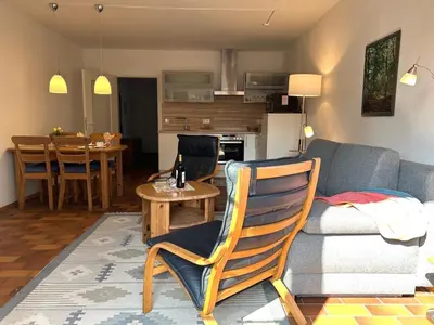 Küche/Küchenzeile in der Unterkunft Gästehaus Whg 9