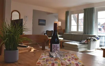 Ein Sitzbereich in der Unterkunft Resi I5