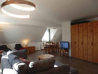Ein Sitzbereich in der Unterkunft Resi K5
