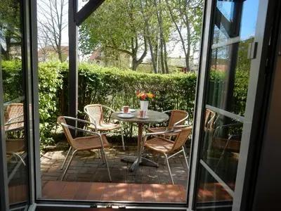 Ein Garten an der Unterkunft Resi A1