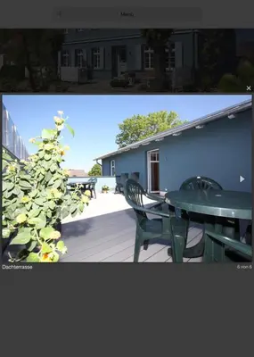 Das Gebäude in dem sich die Ferienwohnung befindet
