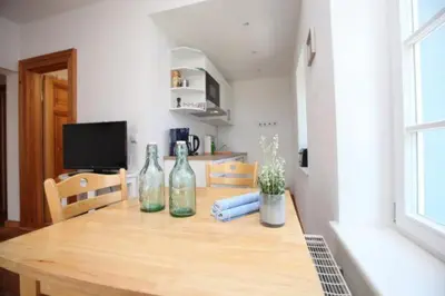 Küche/Küchenzeile in der Unterkunft Gästehaus Schimmel´s
