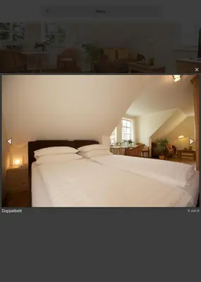 Ein Bett oder Betten in einem Zimmer der Unterkunft Schimmels Pension