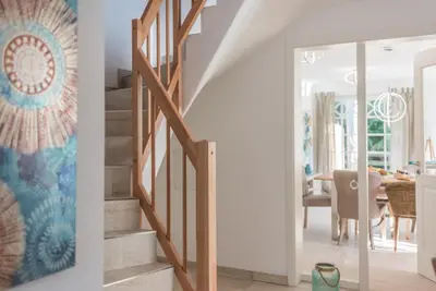 Grundriss der Unterkunft Ferienhaus Ostseehaus Seegras mit Kamin