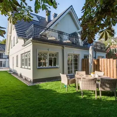 Ferienhaus Ostseehaus Seegras mit Kamin