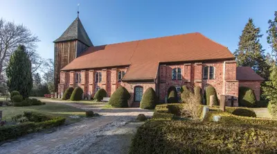 Ein Garten an der Unterkunft Ferienhaus 