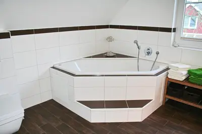 Ein Badezimmer in der Unterkunft Ferienhaus 