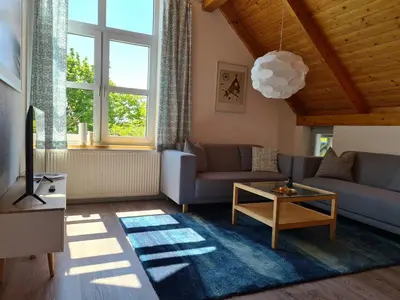 TV/Unterhaltungsangebot in der Unterkunft Haus am Deich Ferienwohnungen
