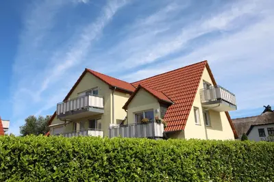 Das Gebäude in dem sich die Ferienwohnung befindet
