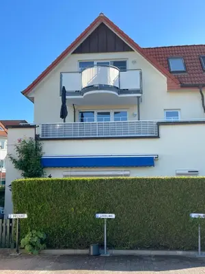 Das Gebäude in dem sich die Ferienwohnung befindet