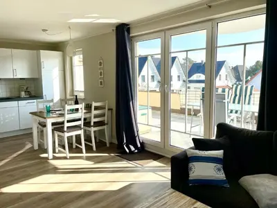 Küche/Küchenzeile in der Unterkunft Sonnendeck 3